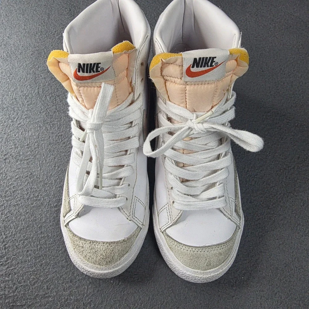 Nike Blazer Mid 77 Vintage White Pink Oxford CZ1055-118 Womens 7 High Top Shoes